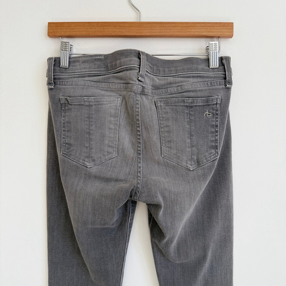 Rag & Bone Jean Skinny Buxton Grey Wash Women's Size 27 Stretch Denim Jeans - Picture 4 of 11